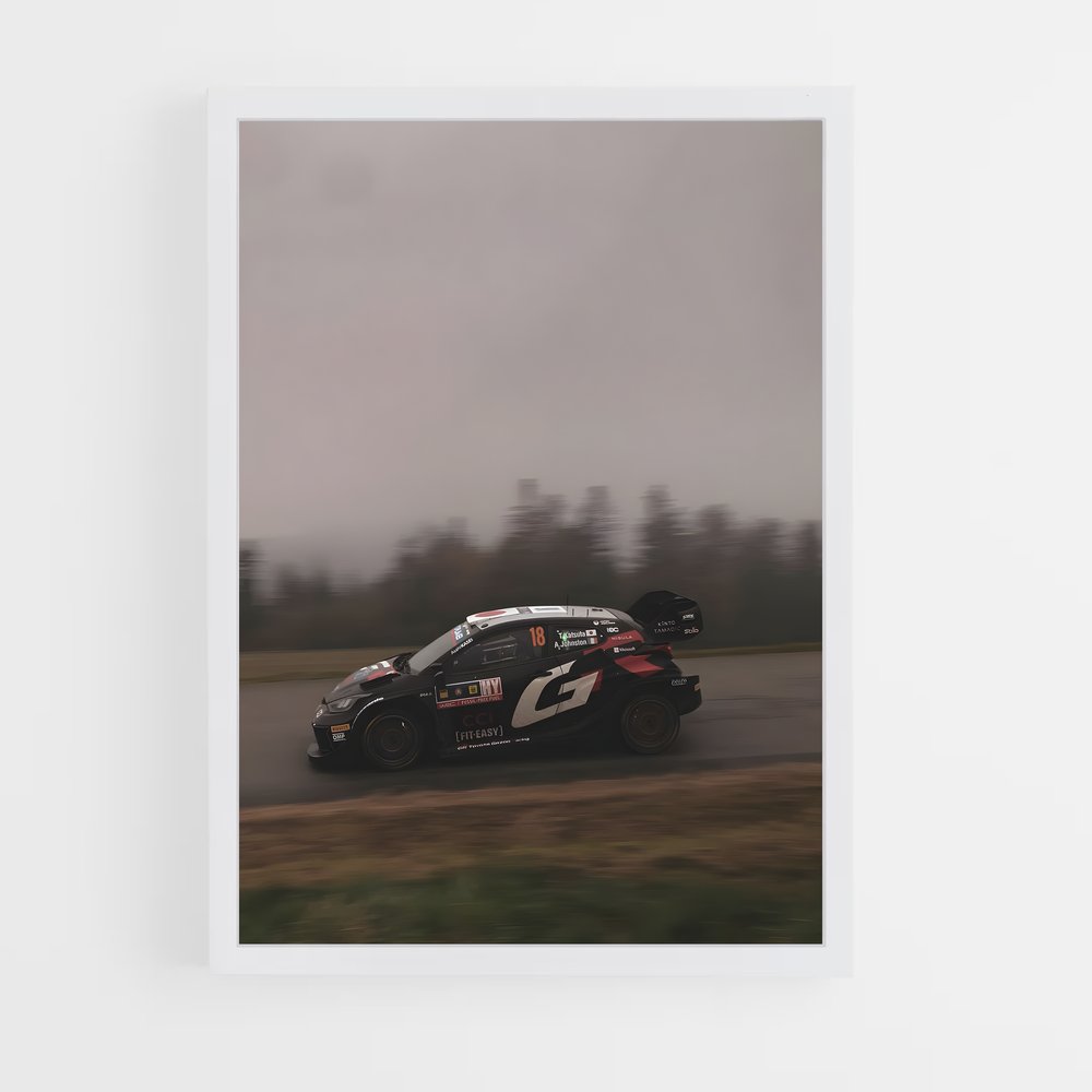 Poster Yaris gr dynamique – affiche Toyota (vue 3)